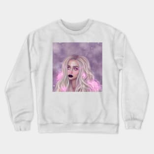 Flowers Demon Girl Crewneck Sweatshirt